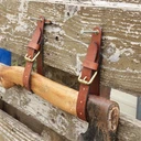 Corretges penjants de cuir per a pistoles Pantalla de muntatge a la paret per a escopeta de rifle