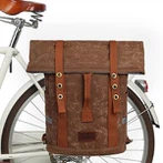 Motxilla de ciclisme retro repel·lent a l'aigua